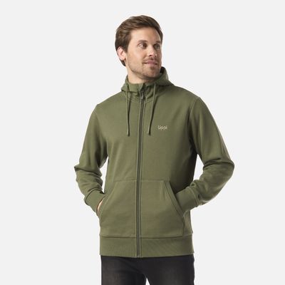 Imagen 2 del producto Polerón Hombre Ulmo Full Zip Hoody Sweatshirt Verde Musgo