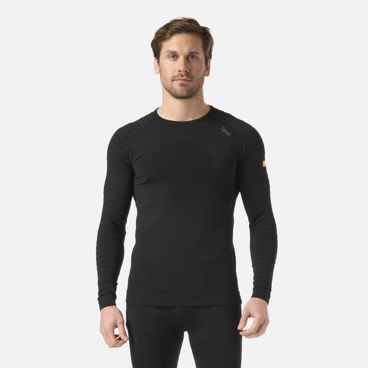 LIPPI - Primera Capa Hombre Skintec Active Warm Top Negro Lippi
