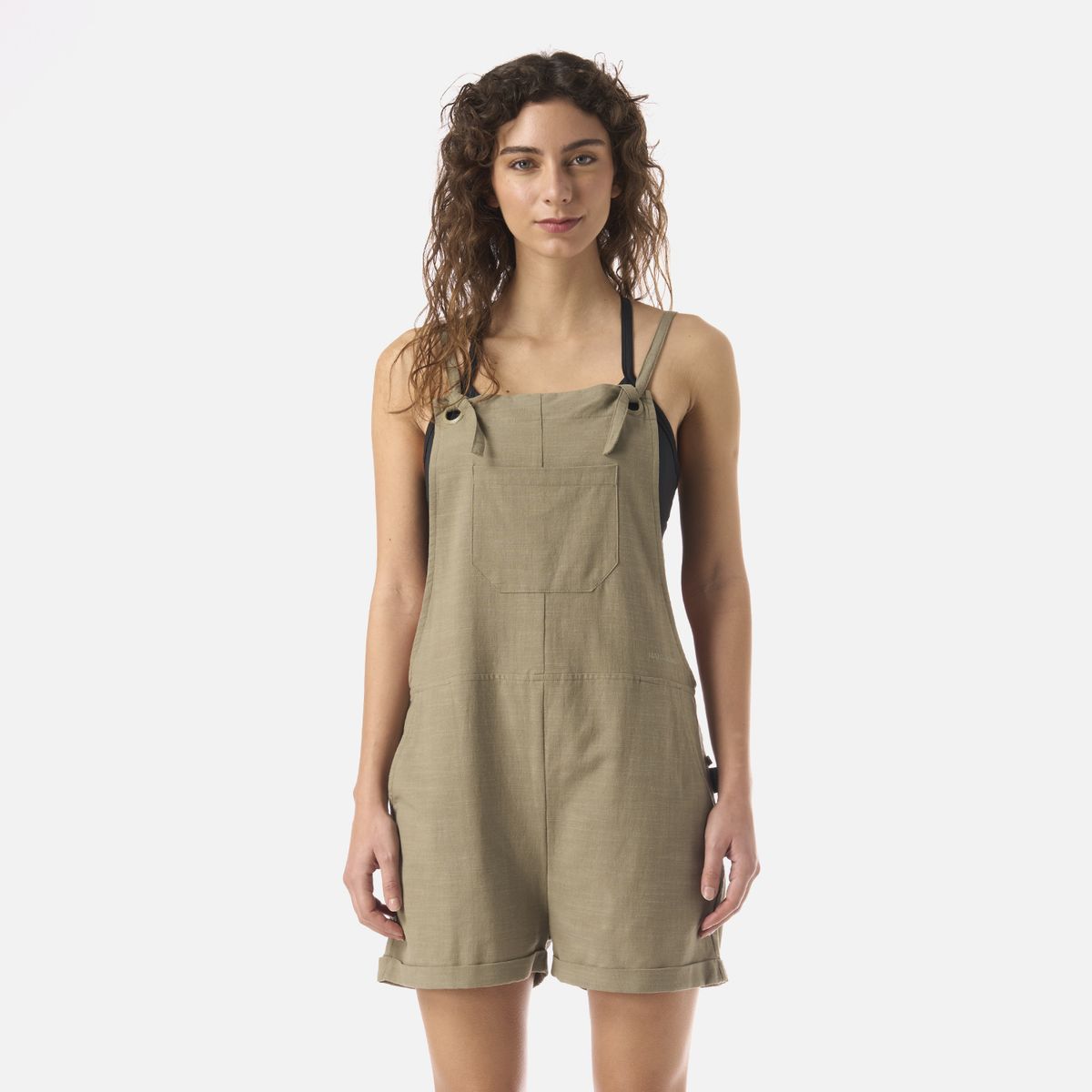 HAKA HONU - Jardinera Mujer Cultivadora Corta Verde Oliva Haka Honu