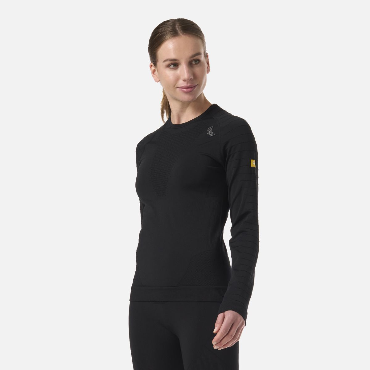 LIPPI - Primera Capa Mujer Skintec Active Warm Top Negro Lippi