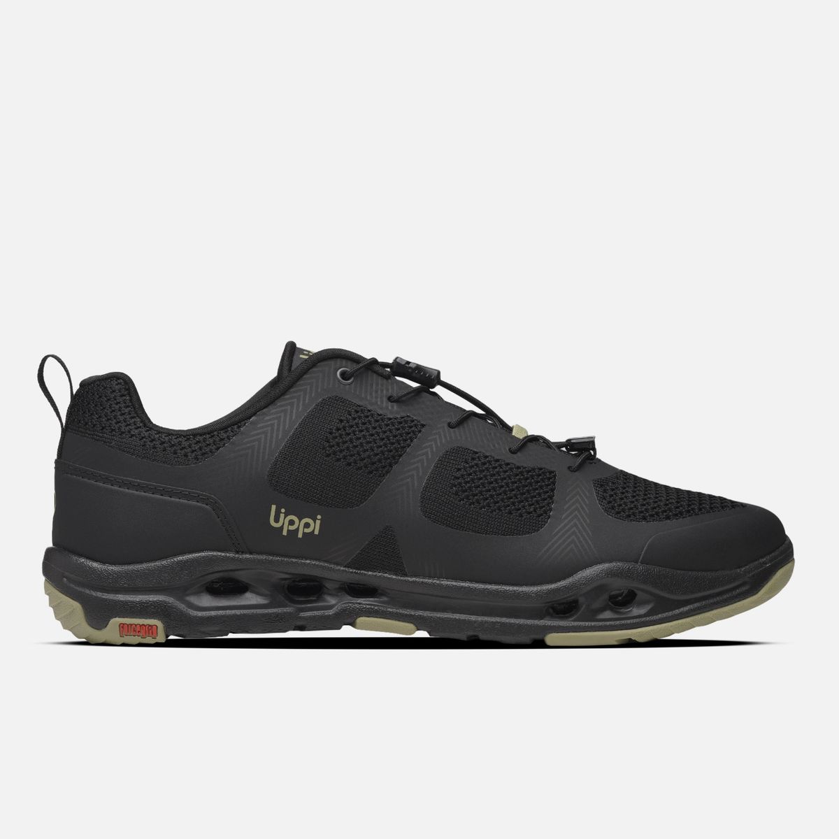 LIPPI - Zapatilla Hombre 4River Negro / Verde Lippi