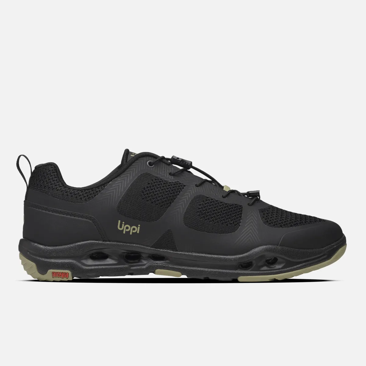 LIPPI - Zapatilla Hombre 4River Negro / Verde Lippi