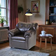 MUEBLES ALTIRO - Sofá Mateo 1 Cuerpos - Cuero Sintético Pu /