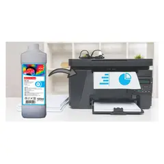 MALIK - Tinta Cyan 1 Litro compatible Canon Pixma Tinta continua G3180