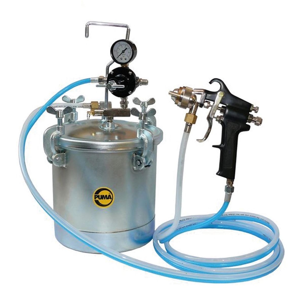PUMA - Tanque Presión 10 lt  Pistola Pintura Profesional AS-1080