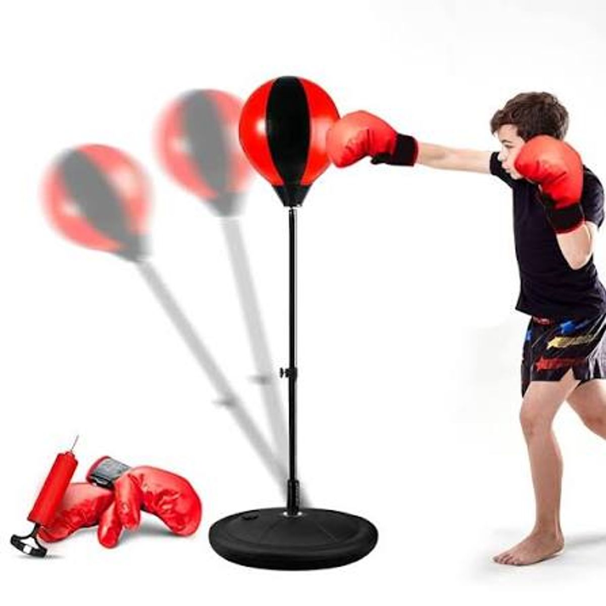 GENERICO - Set De Boxeo Para Niños Con Base