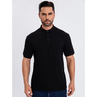 Imagen 2 del producto Camisa Hombre Algodón Slim Fit, Verano Cuello Mao, Botones 6285