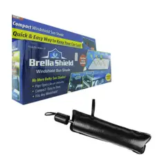 GENERICO - Quitasol de Auto Compacto y Rápido de Instalar con Diseño de Paraguas
