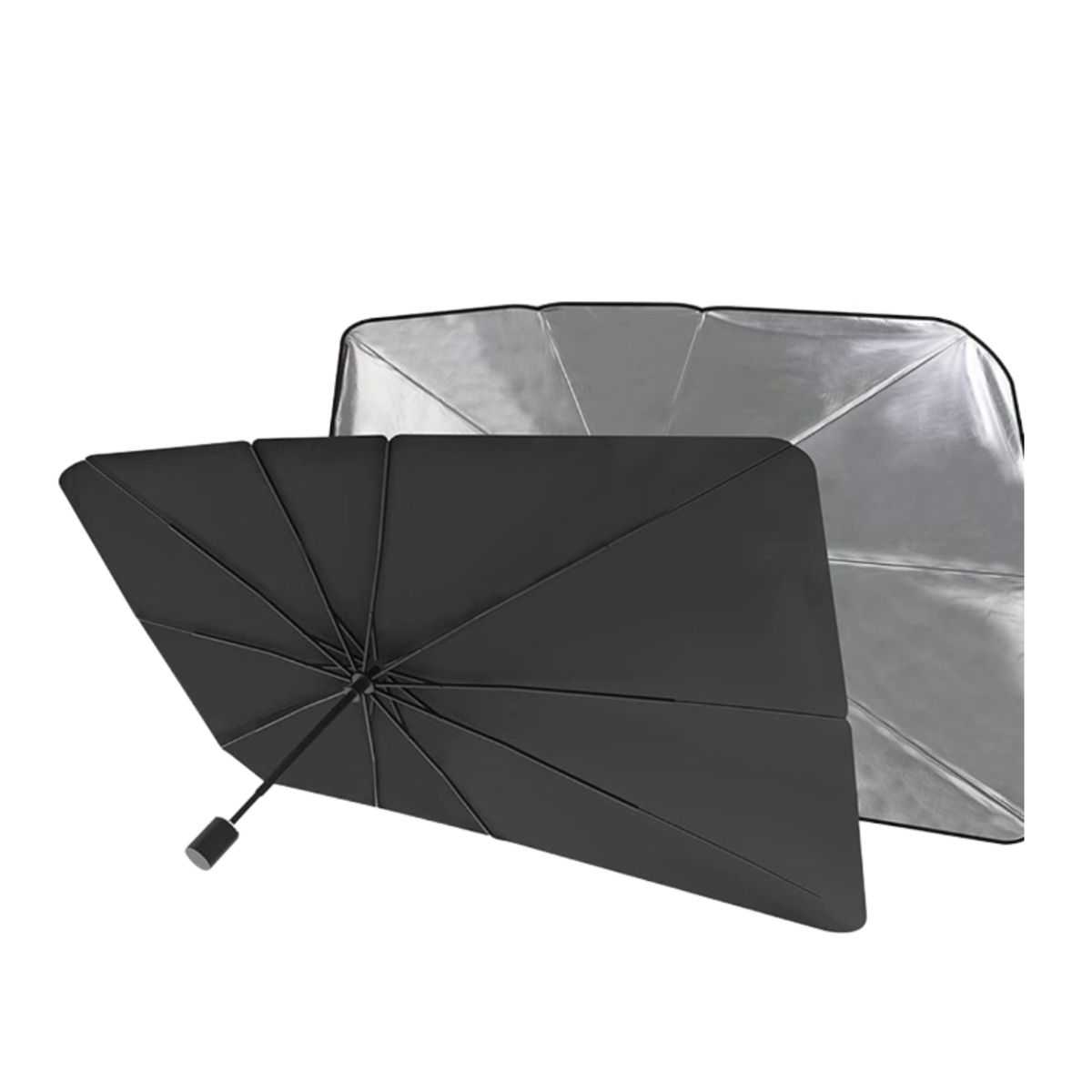 GENERICO - Quitasol de Auto Compacto y Rápido de Instalar con Diseño de Paraguas