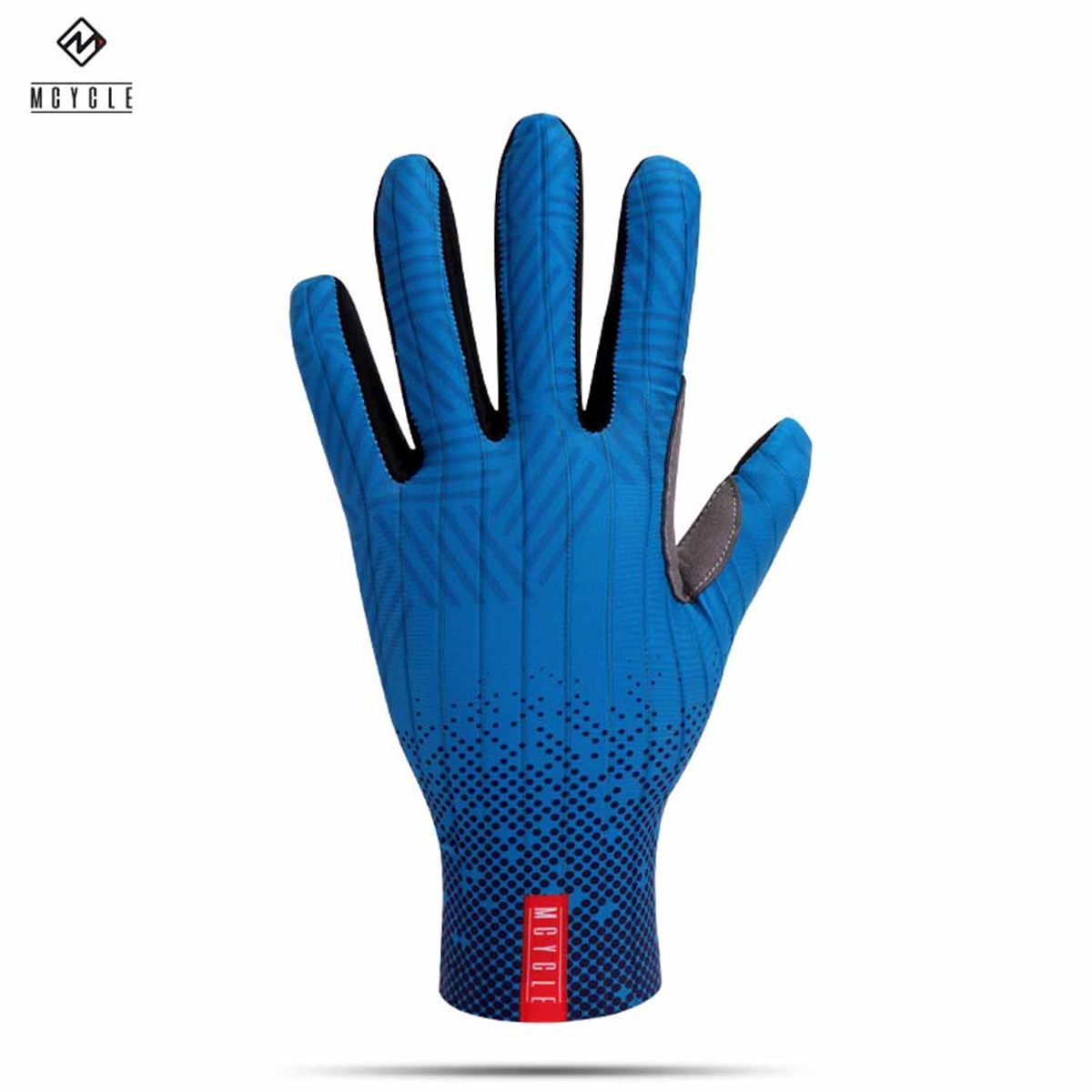 MCYCLE - GUANTE LARGO MS003 AZUL TALLA M