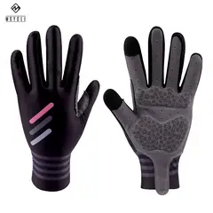 MCYCLE - GUANTE LARGO MS003 NEGRO/ROSA TALLA L