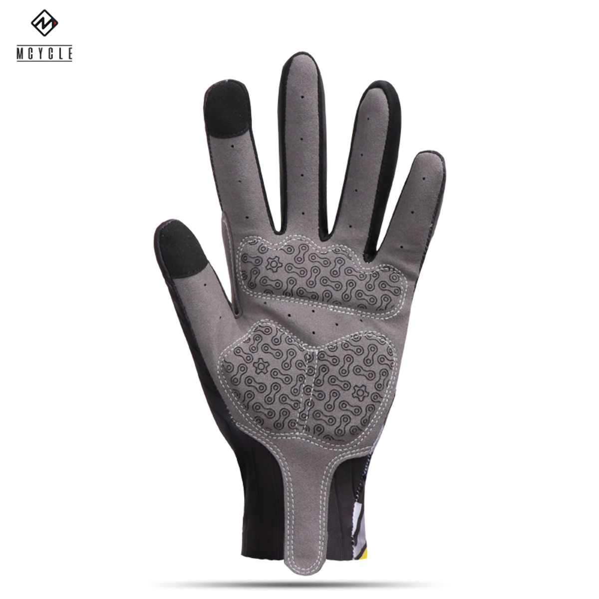 MCYCLE - GUANTE LARGO MS003 NEGRO/ROSA TALLA L