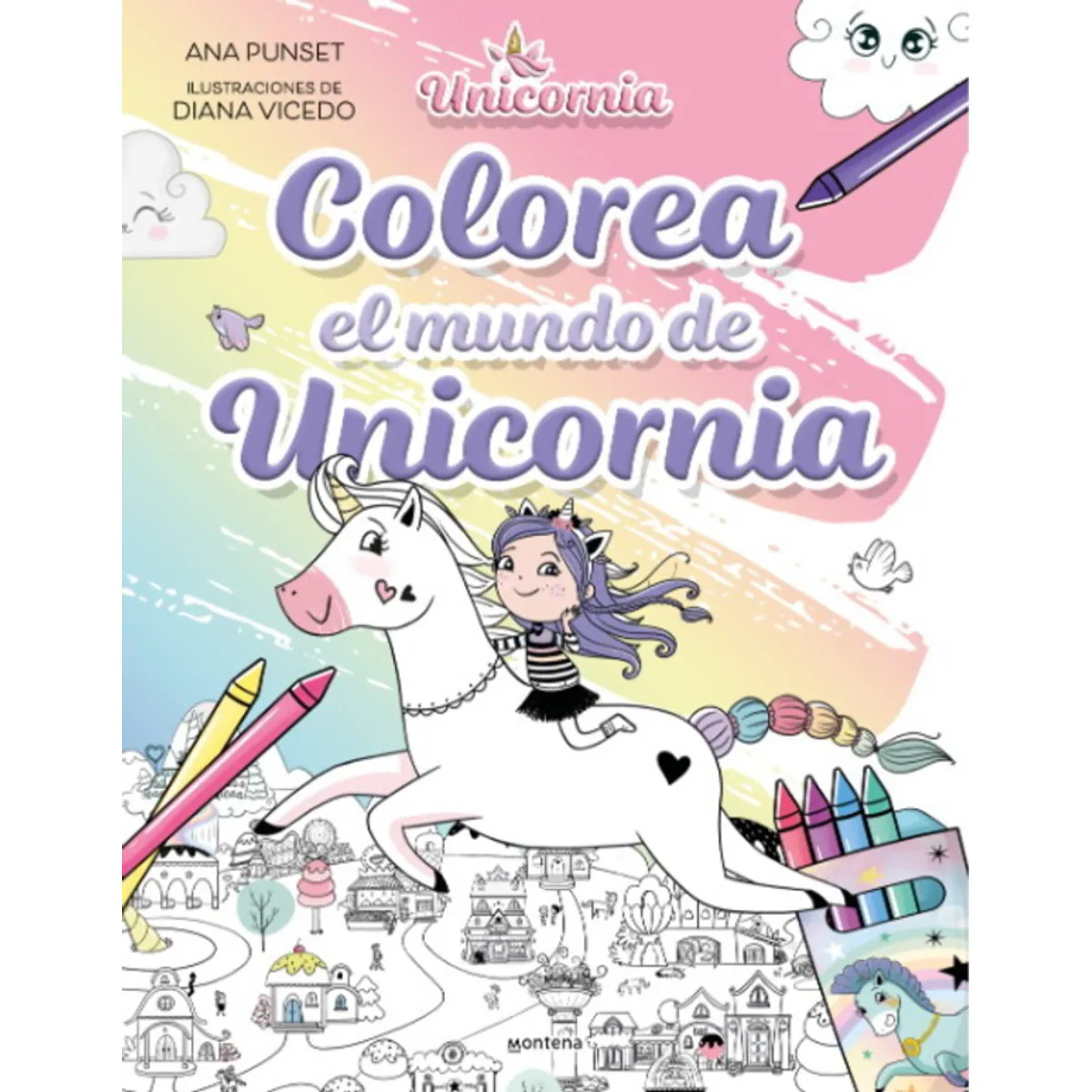 ANTARTICA LIBROS - Unicornia Mundo De Unicornia Colorear