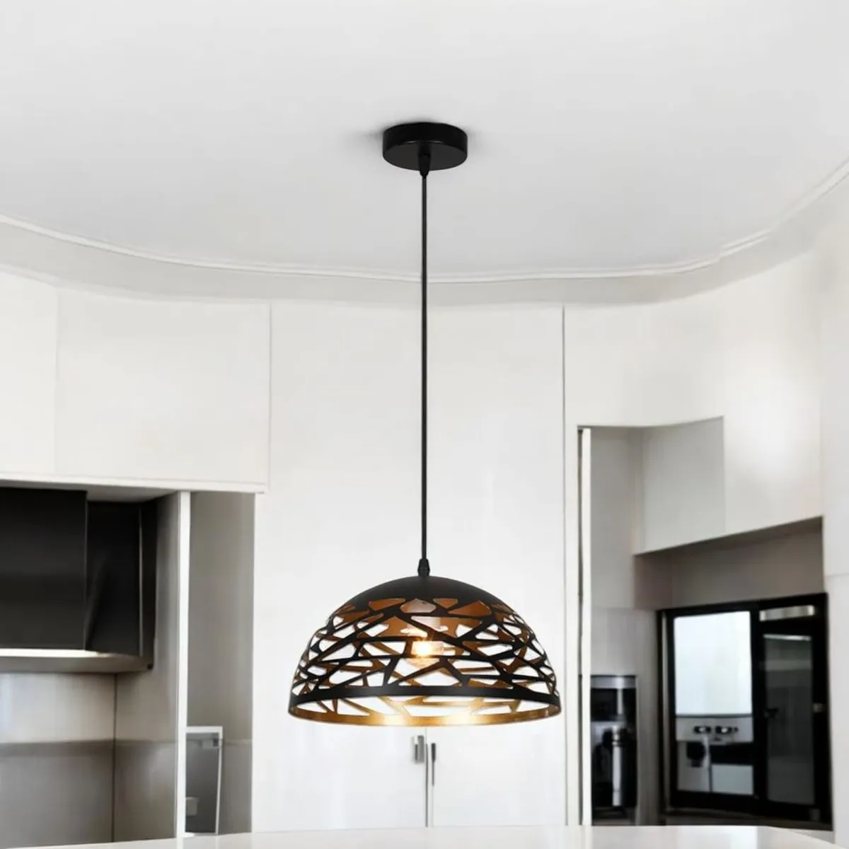 WANT - LAMPARA ABIERTA CON DISEÑO COLGANTE PORTA E27