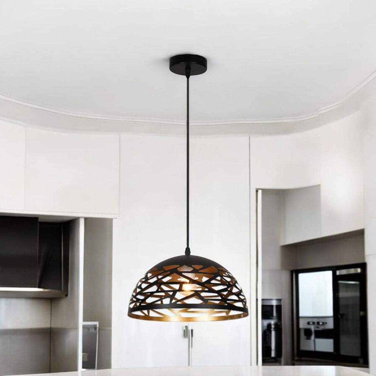 WANT - LAMPARA ABIERTA CON DISEÑO COLGANTE PORTA E27