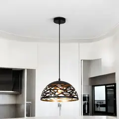 WANT - LAMPARA ABIERTA CON DISEÑO COLGANTE PORTA E27