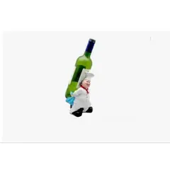 GENERICO - Porta Botella Chef De Polyresina B001