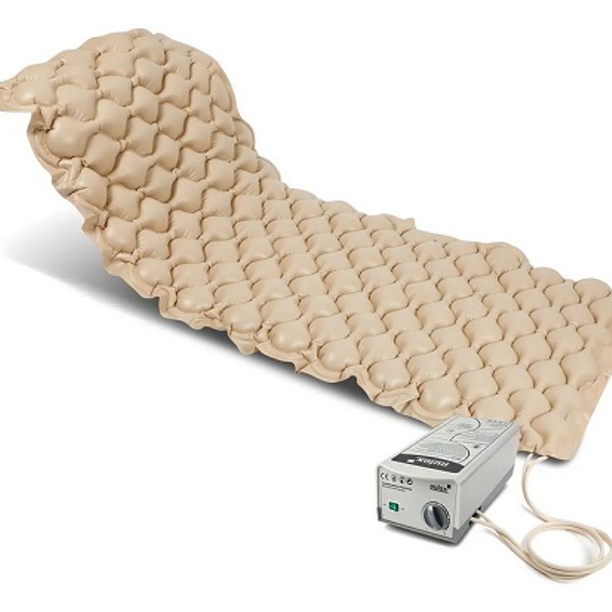 GENERICO - Colchón Antiescara Medihome CA-001 Con Motor Blunding 1 Plaza Color Beige Claro