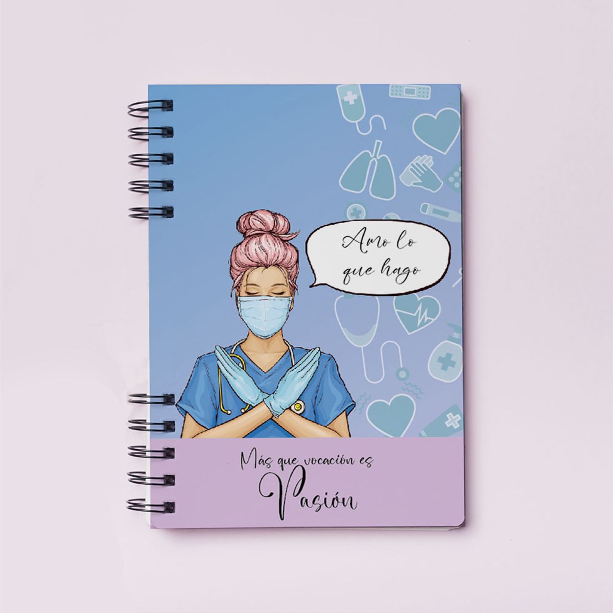 GENERICO - Agenda Enfermera Hair Pink