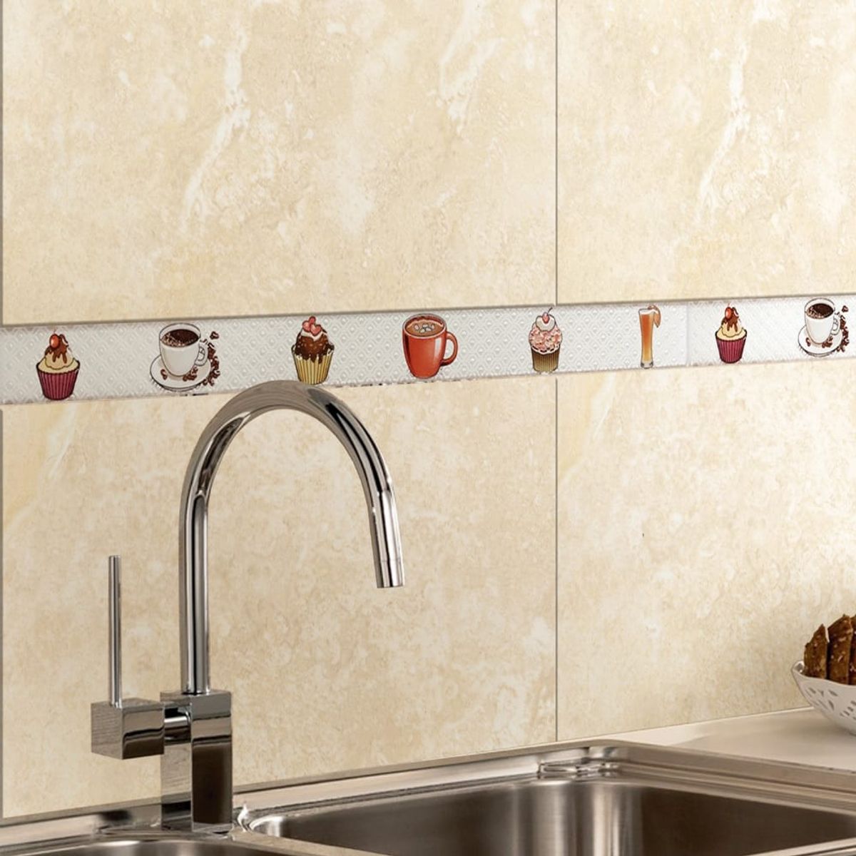 GENERICO - Cerámica Listel Cupcakes  3u