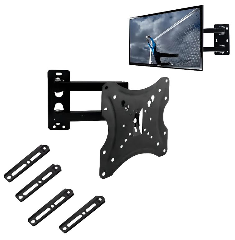 GENERICO Soporte Televisor Tv Con Brazo 14-55 Pulgadas Hasta 50 Kilos
