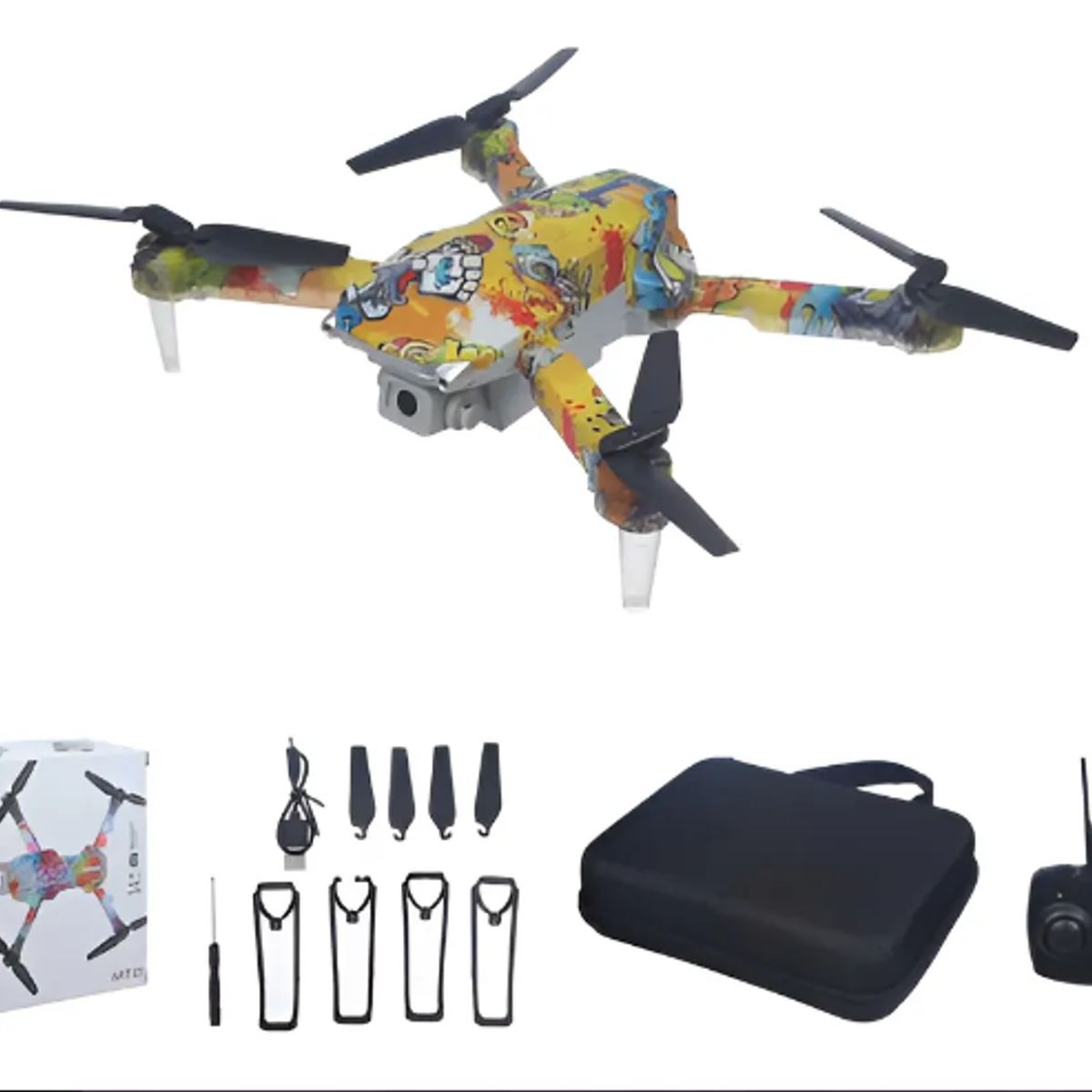 GENERICO - Mini Drone Genérico Con Cámara Y Wi-fi Multicolor