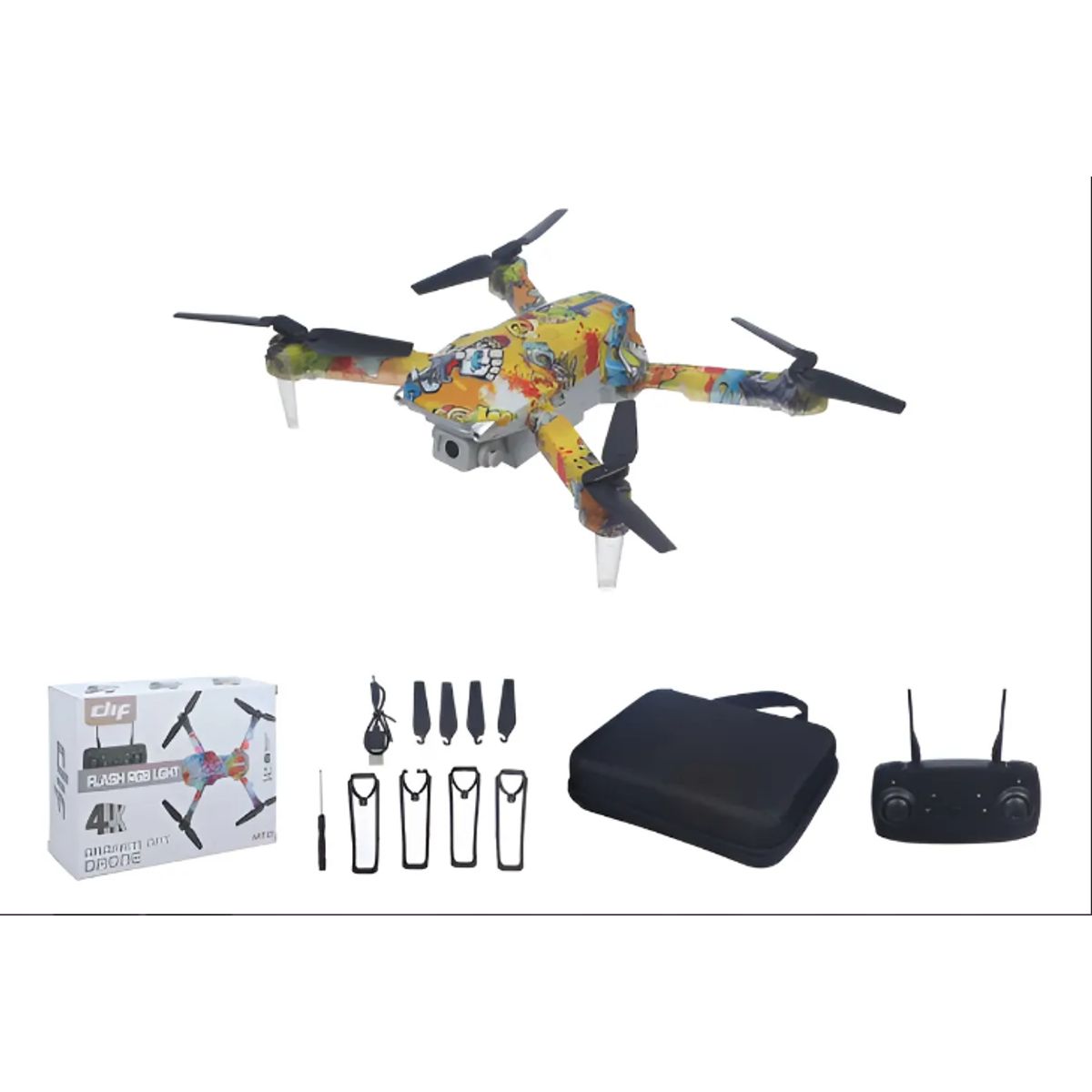 GENERICO - Mini Drone Genérico Con Cámara Y Wi-fi Multicolor
