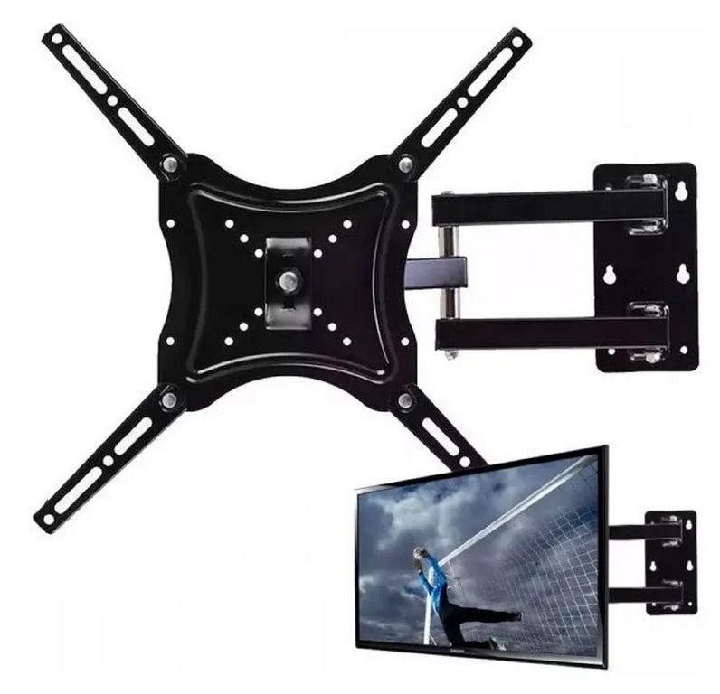 GENERICO Soporte Televisor Tv Con Brazo 14-55 Pulgadas Hasta 50 Kilos