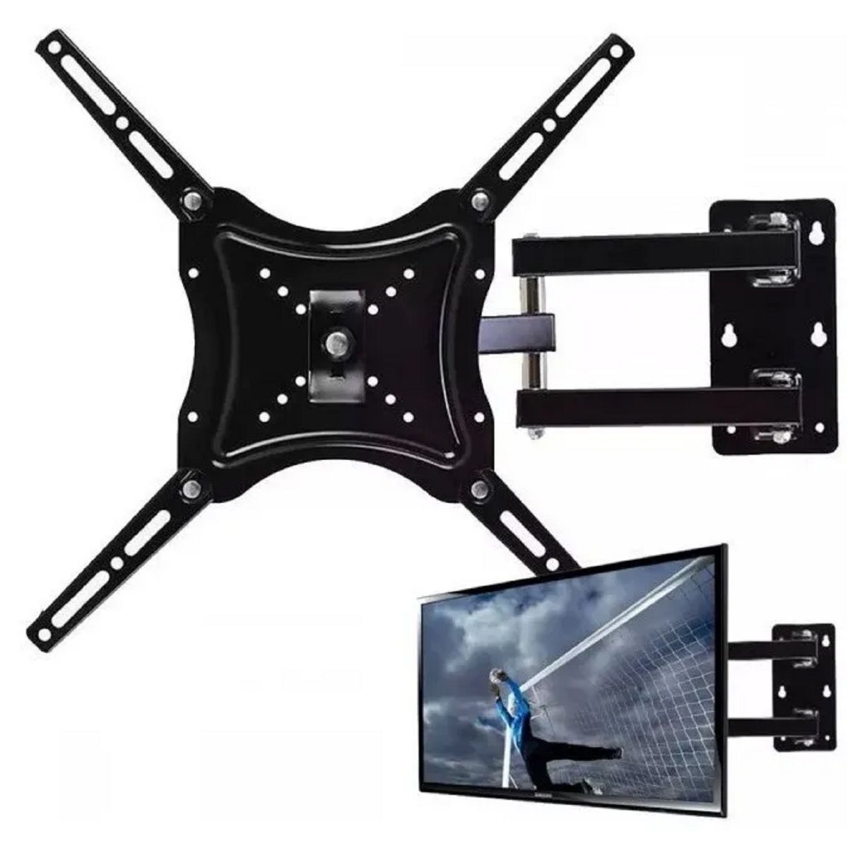 GENERICO - Soporte Televisor Tv Con Brazo 14-55 Pulgadas Hasta 50 Kilos