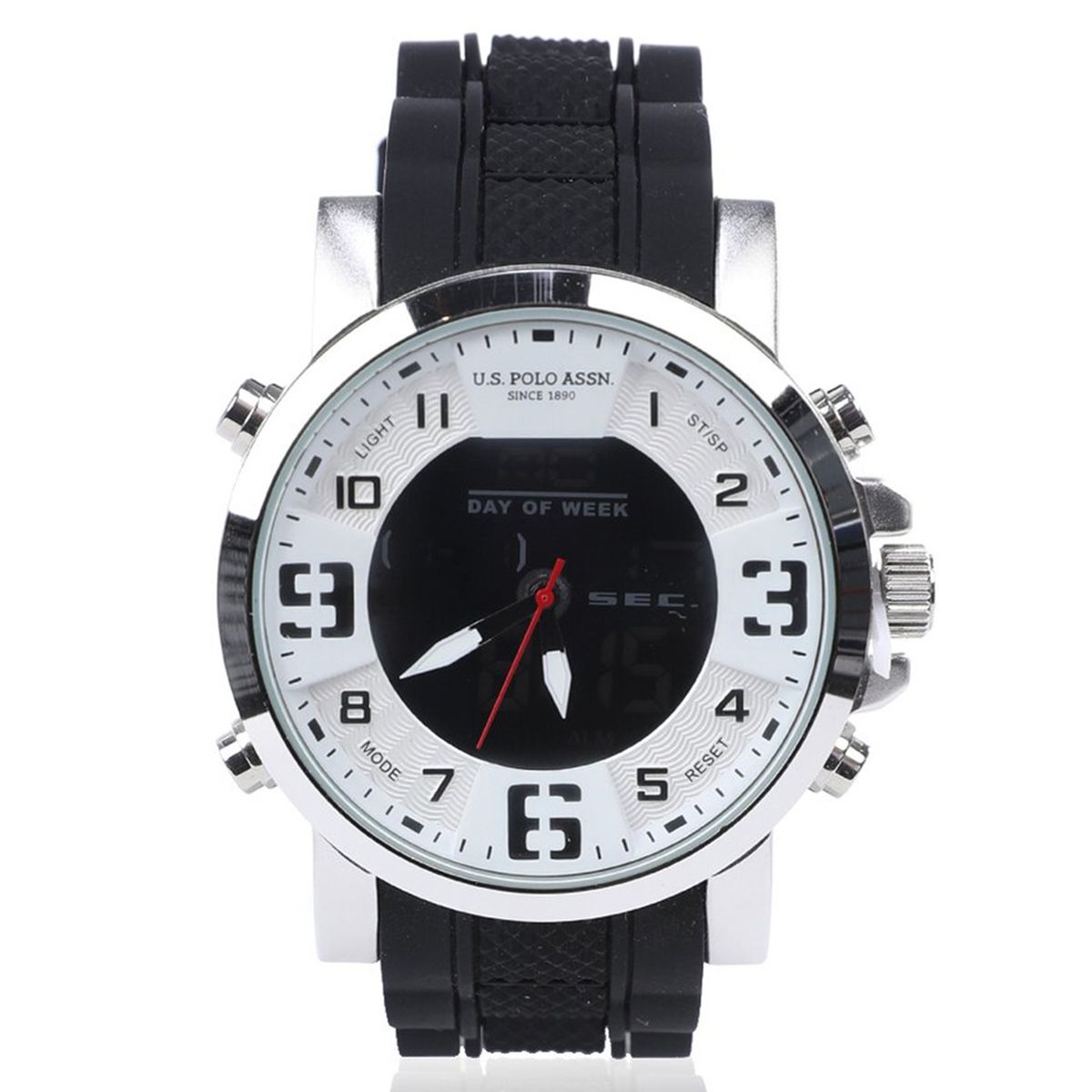 US POLO ASSN - Reloj De Hombre Con Cronometro Negro Us Polo