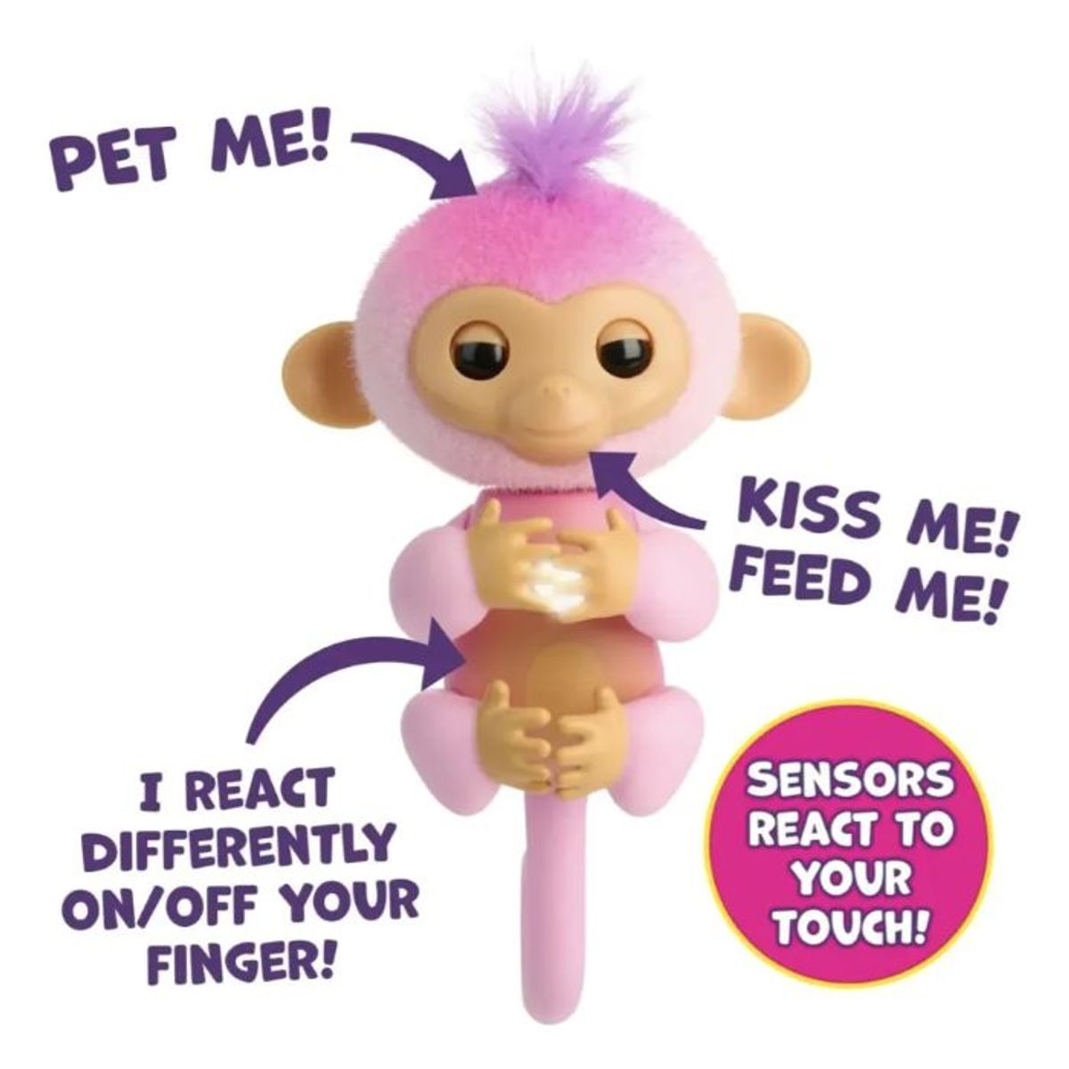 GENERICO - Fingerlings Monos Interactivos De Juguetes