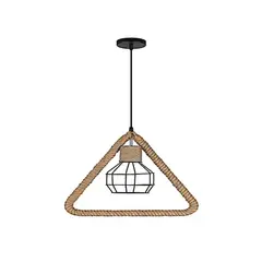 WANT - LAMPARA COLGANTE ESTILO RUSTICO PORTA E27