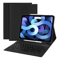 GENERICO - Funda Con Teclado Negro Para iPad Air 4ta/5ta 10.9 Español