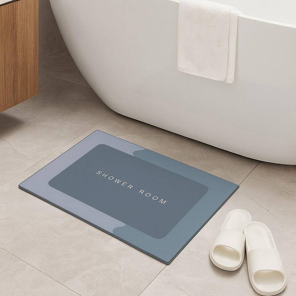 GENERICO - Alfombra Tapete Absorbente Antideslizante para Baño