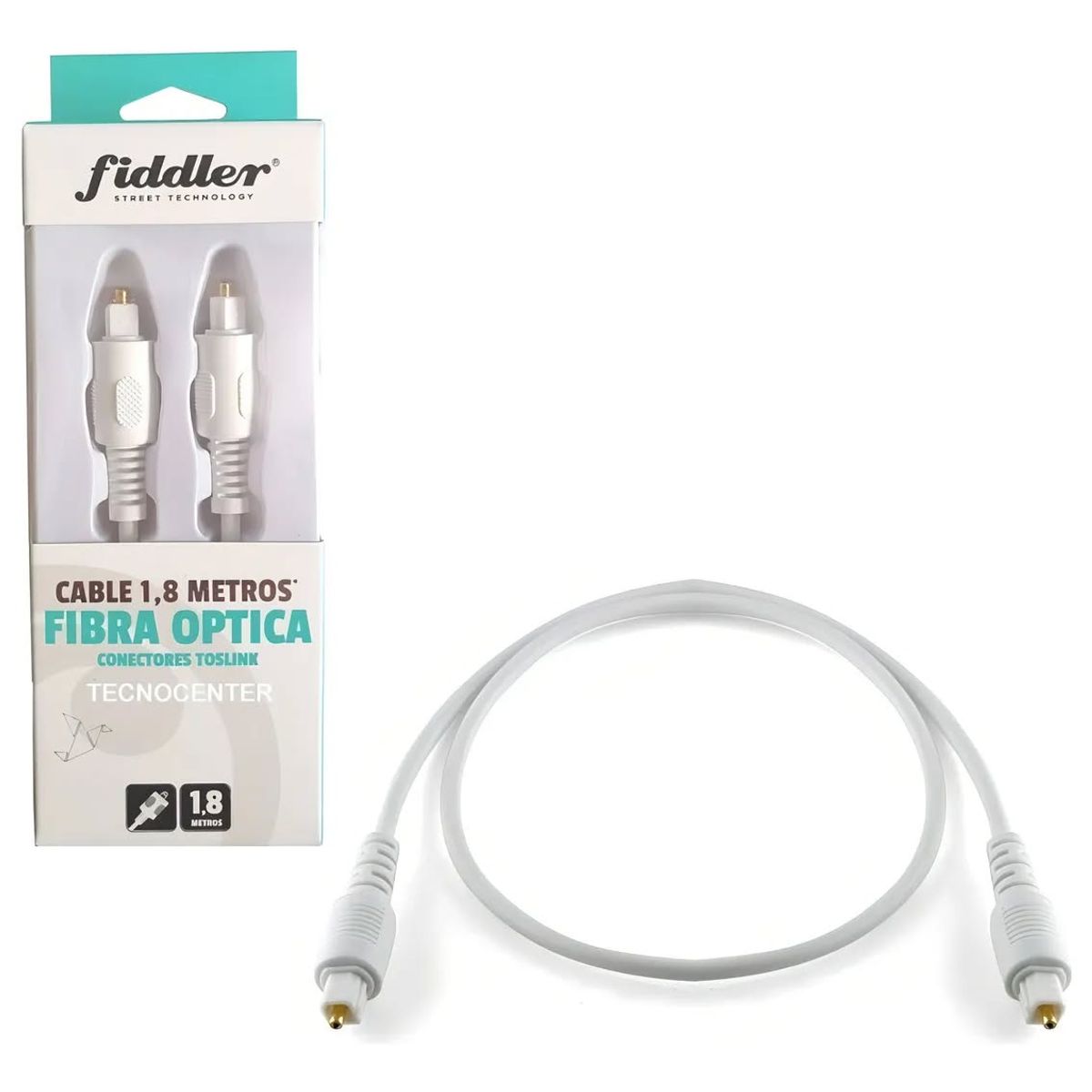 GENERICO - Cable Optico Audio Digital Toslink 18mts Fiddler