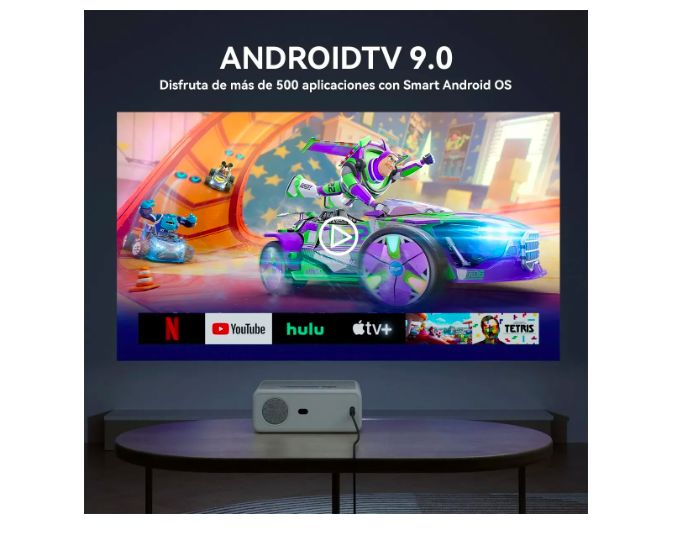 GENERICO Proyector Profesional 4k Android Auto Enfoque 1080p 16000 Lm