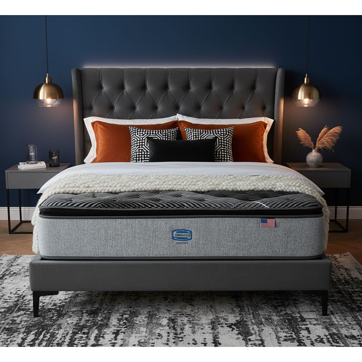 SIMMONS - Colchón Simmons Sunset 2 plazas 1.90 mt