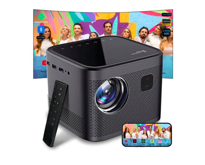 GENERICO Android 4k Proyector Wifi Portátil Full Hd 12000lm Bluetooth