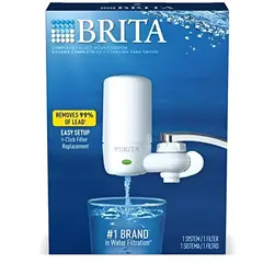 BRITA - Filtro de agua Basic Faucet Water Filter System Color Blanco