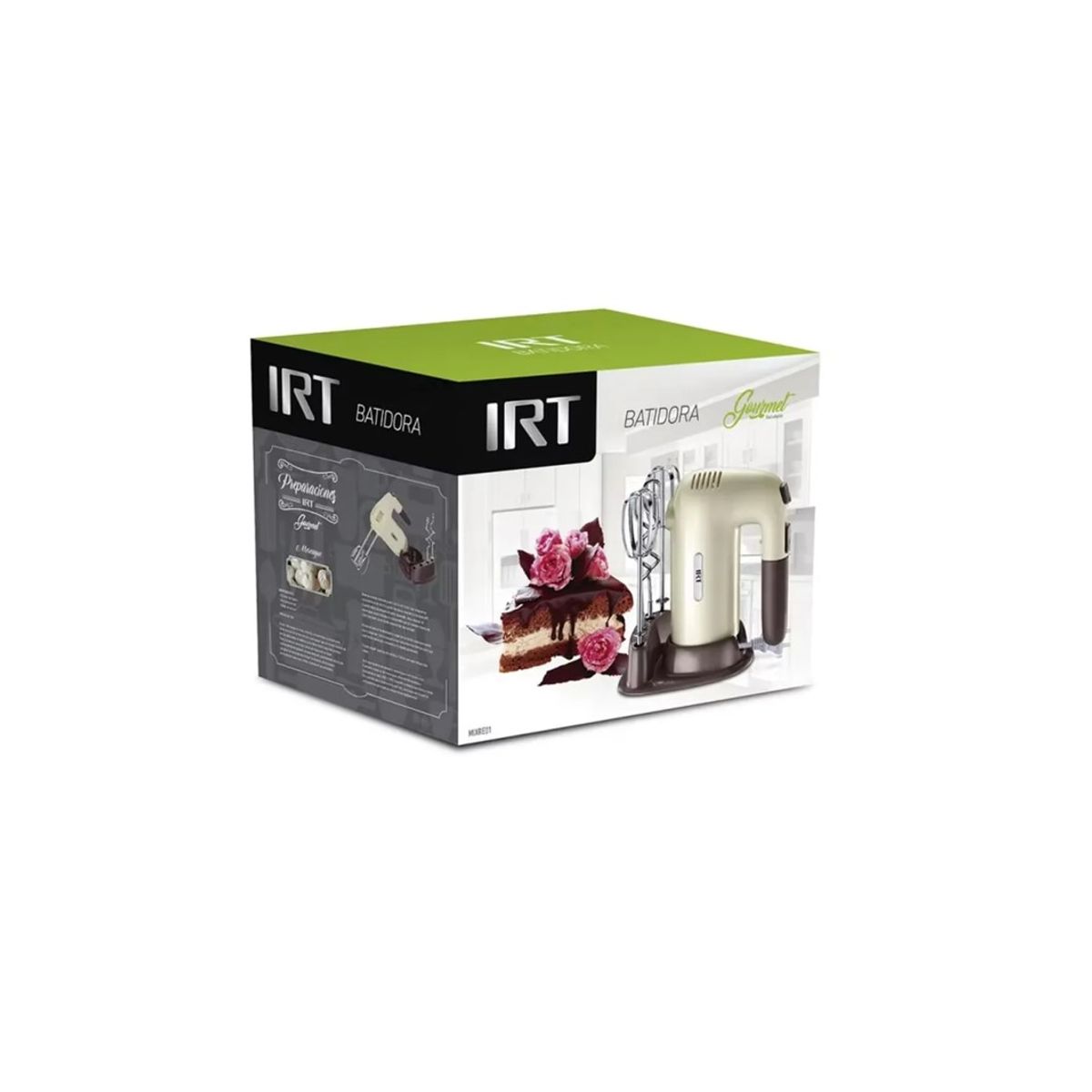 IRT - Batidora de Mano con Pedestal 5 Velocidades 200W