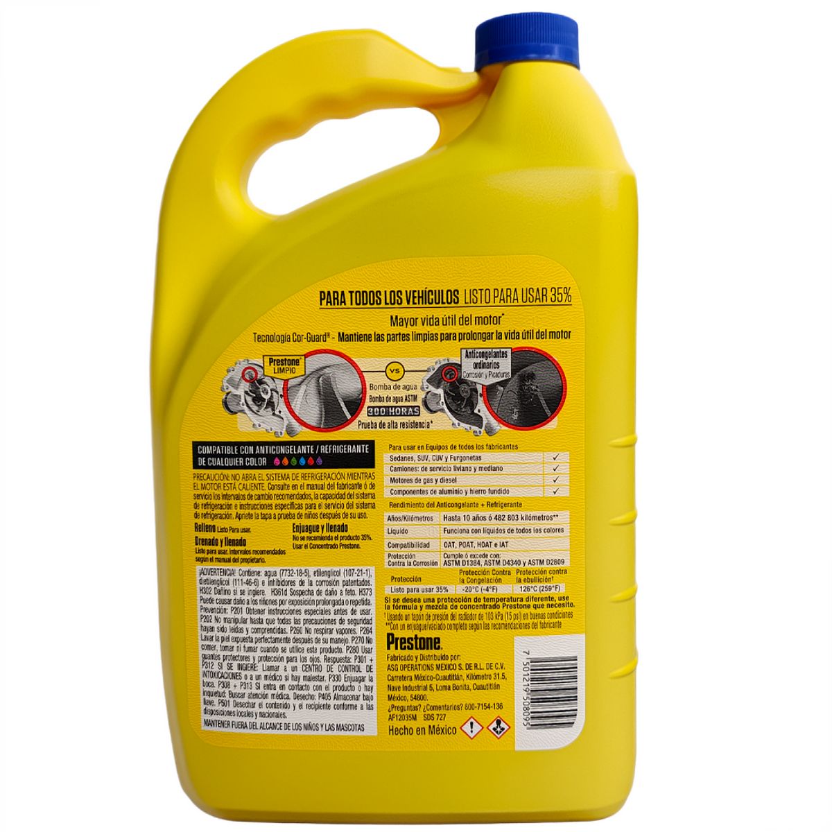 PRESTONE - Anticongelante Prestone 35% Todo vehiculo