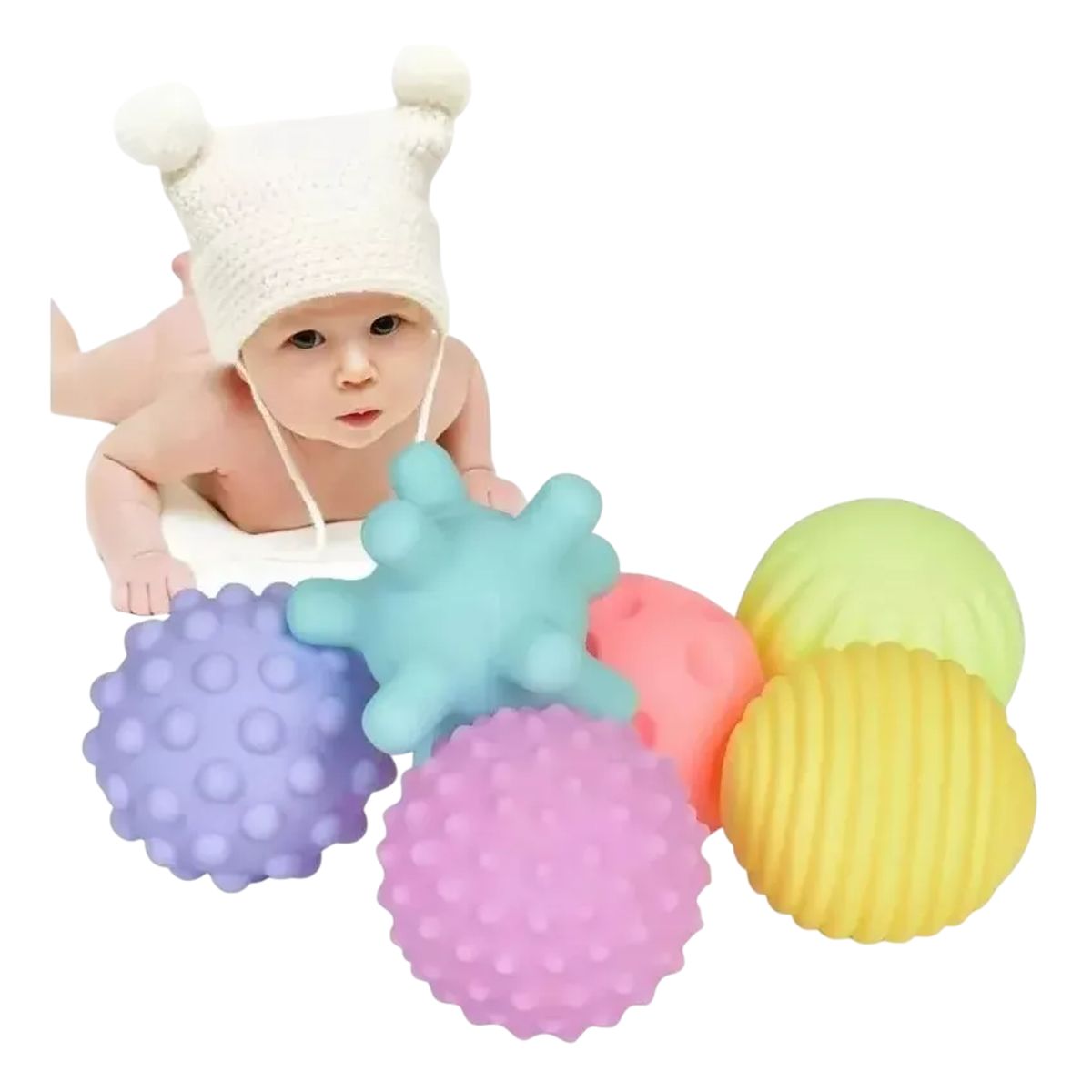 GENERICO - Baby Pelotas Soft Texturadas