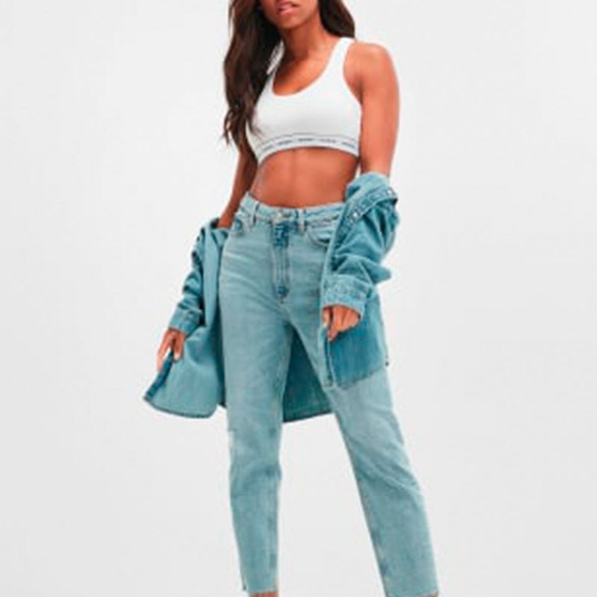 GUESS - Jeans Mom Jean Denim Mujer Guess
