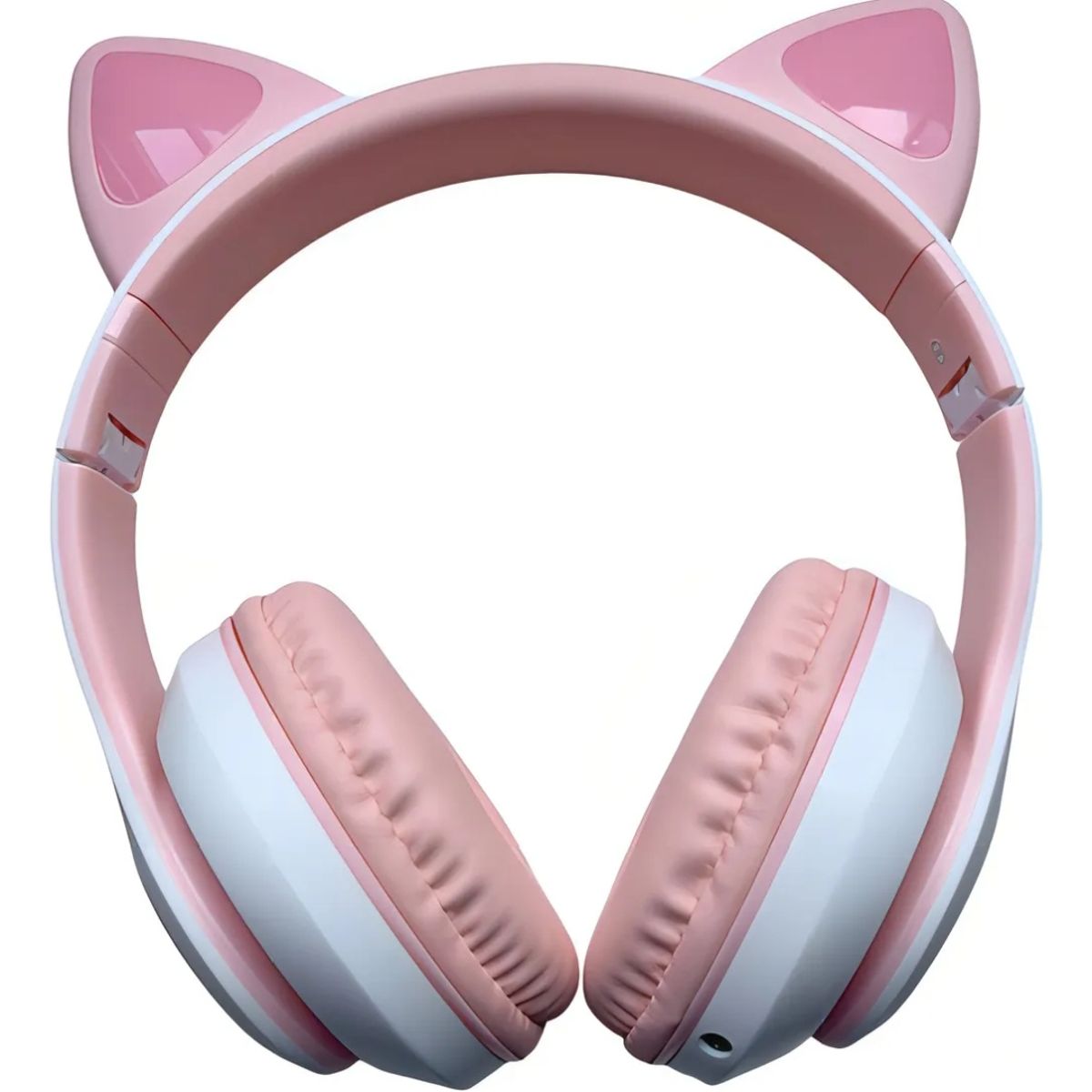 GENERICO - Audifonos Con Bluetooth LED Pink Cat Para Niños