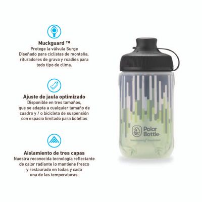 Imagen 2 del producto BOTELLA BREAKAWAY MUCK INSULATED 350ML MOSS/DESERT