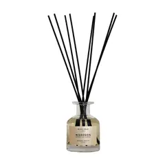 MADISON - Difusor Varitas 150 Ml Saint Sandal Negro - Blanco