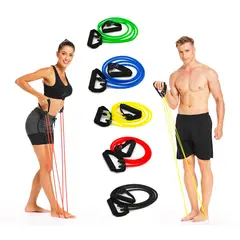DALI - Bandas elásticas de resistencia con mango (Set. 5 und.) HJ-37
