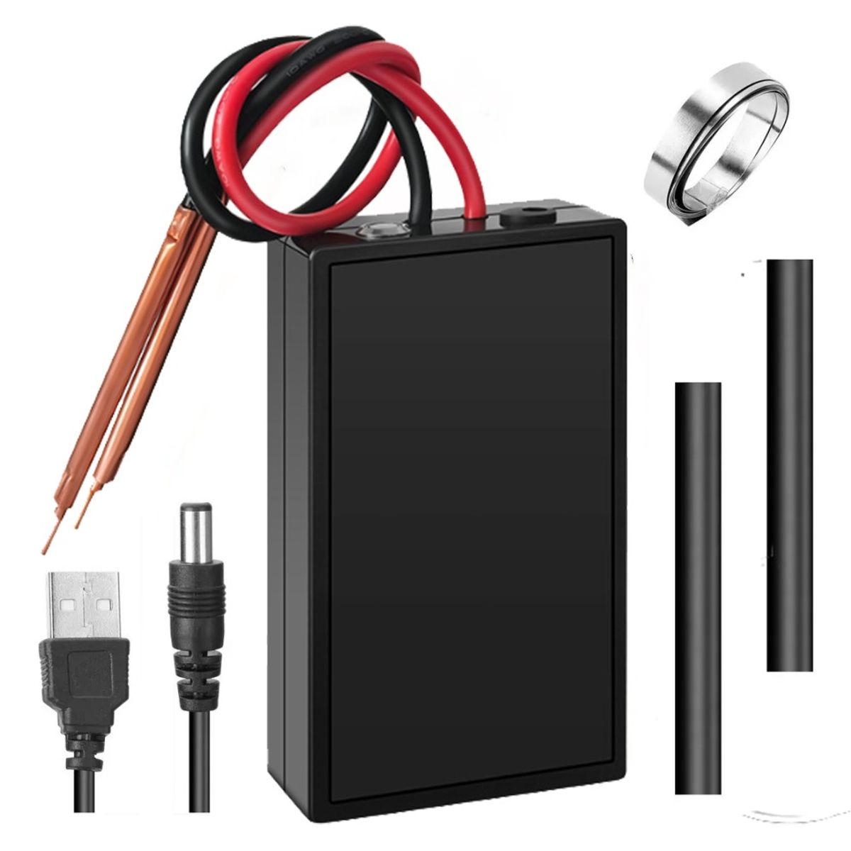 MUNDO MAGIA - Máquina Soldadora De Punto Diy Ajustable Portátil Negro Negro