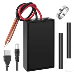 MUNDO MAGIA - Máquina Soldadora De Punto Diy Ajustable Portátil Negro Negro