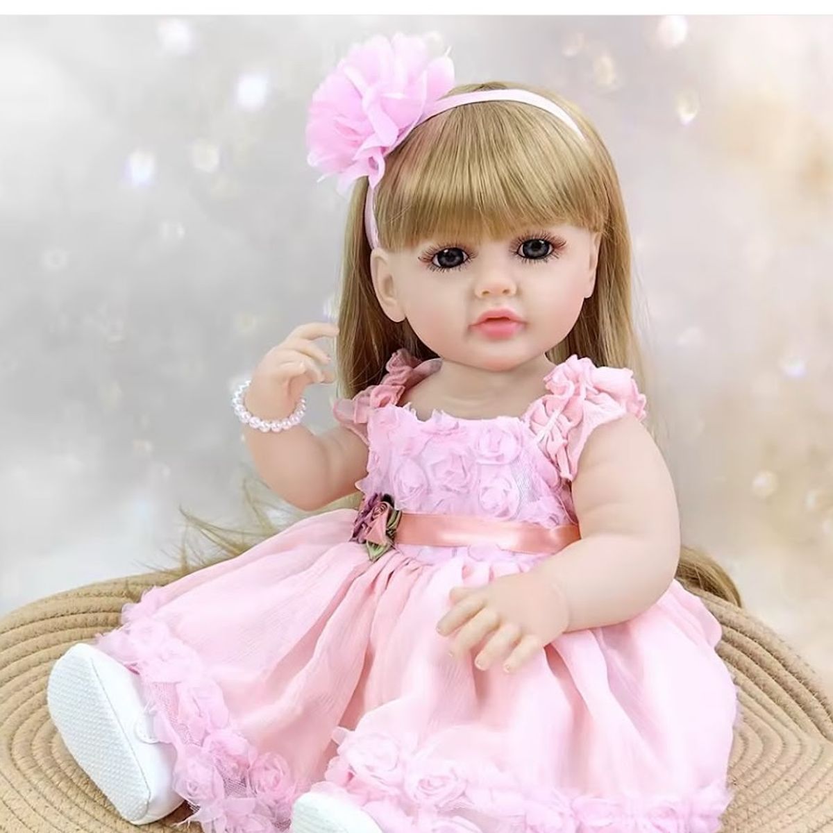 GENERICO - MUÑECA REBORN SILICONA 55CM